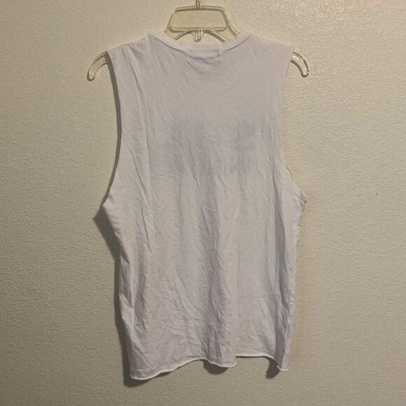 SoulCycle Soul in Love White Tank Top Raw Hems - Picture 8 of 8